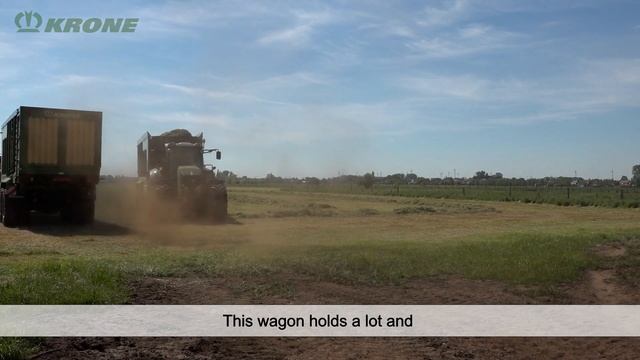 Jan Willemen - harvesting grass with the KRONE ZX forage wagon смотреть онлайн