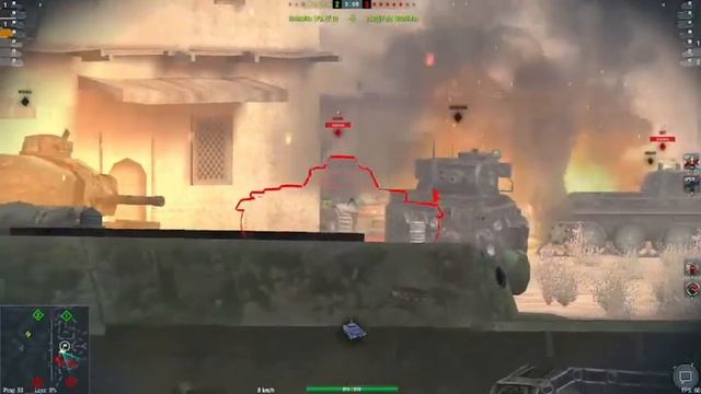WOT Blitz : Dessert battle - Flying tank смотреть онлайн