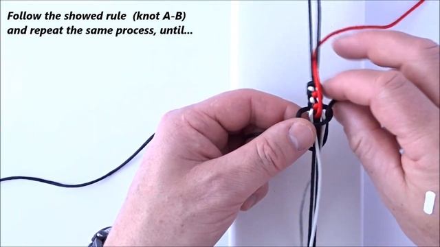 DIY Macrame Style Bracelet Checkered Pattern/Square Cobra Knot Sliding Knot/Snake Knot Pull Tab-CBY смотреть онлайн