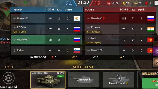 Tank Warfere: PvP Battle Game-Mobile-Android-Ios смотреть онлайн