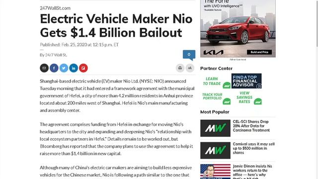 NIO | CHINA BACKS NIO TO FIGHT AGAINST TESLA | EV AUTO смотреть онлайн