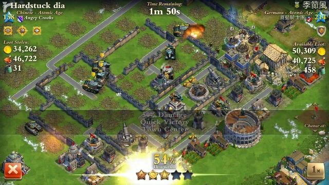 Dominations - heavy tank WAR attack - aa 214 vs aa 158 смотреть онлайн