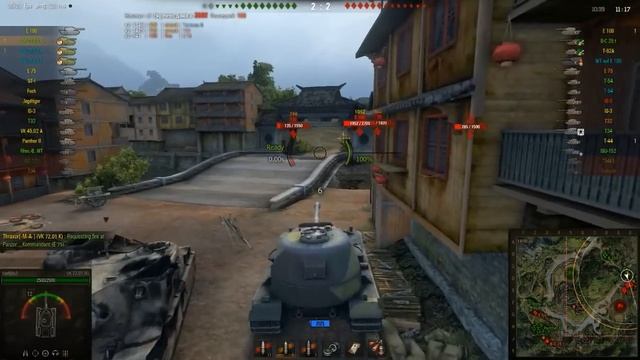World of Tanks 8.9 : VK72.01 (K) Gameplay ( 6,100 damage , 4 kills ) смотреть онлайн