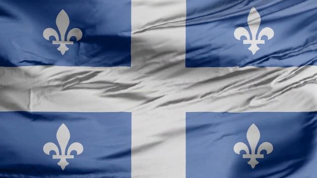 🏳️Provincial Flag Of Quebec & National Anthem | Canada  🏳️