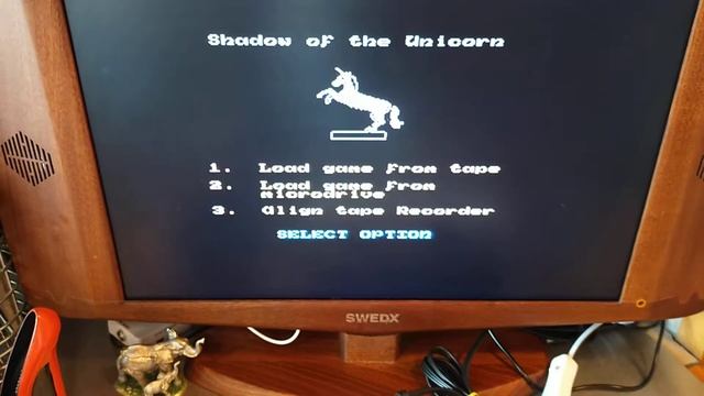 Sinclair ZX Spectrum 48k Shadow of the Unicorn Reproduction ROM Test using ZX Microdrive смотреть онлайн