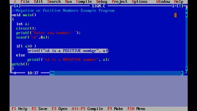 C program to check whether a number is positive or negative | C Program for Negative and Positive смотреть онлайн
