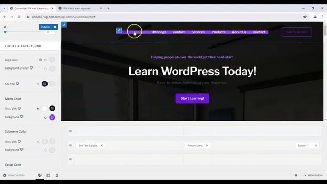 How to Change the Colors of the Primary Menu of the Headers on Astra Theme смотреть онлайн
