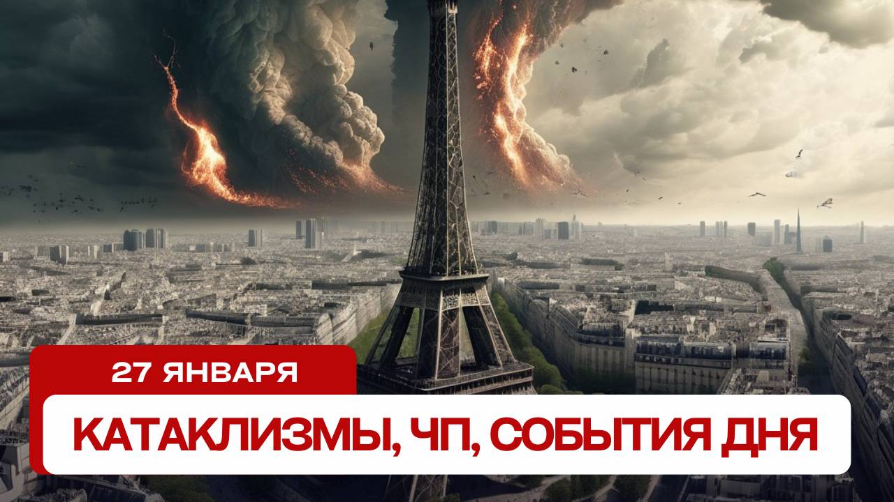 Катаклизмы сегодня 27.01.2025. Новости сегодня, ЧП, катаклизмы за день, события дня смотреть онлайн