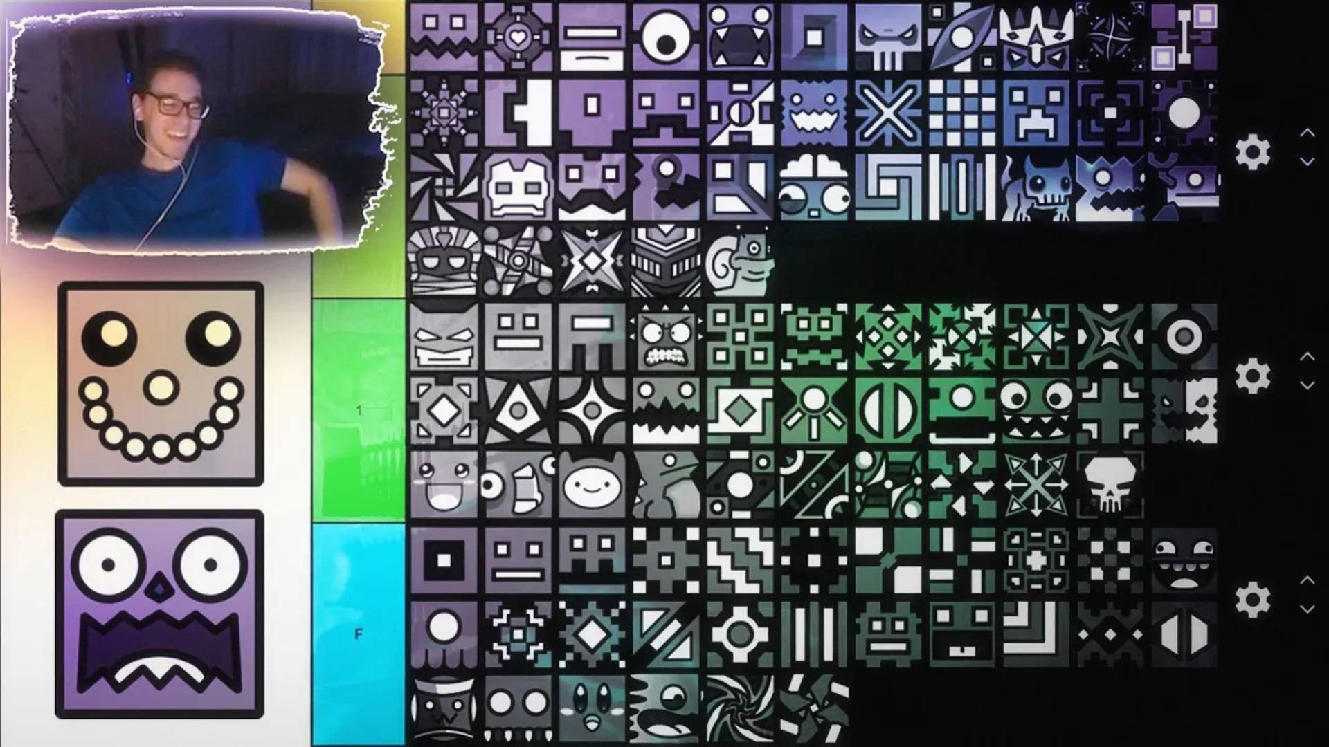 Я ОЦЕНИЛ ВСЕ ИКОНКИ Geometry Dash и вот что вышло... смотреть онлайн