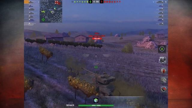 World of Tanks Blitz - VK 30.02 D, Bat-Chat, T-54 prot. смотреть онлайн