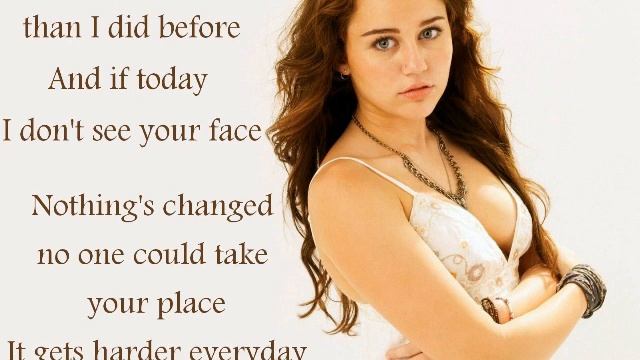 Stay Lyrics - Miley cyrus смотреть онлайн