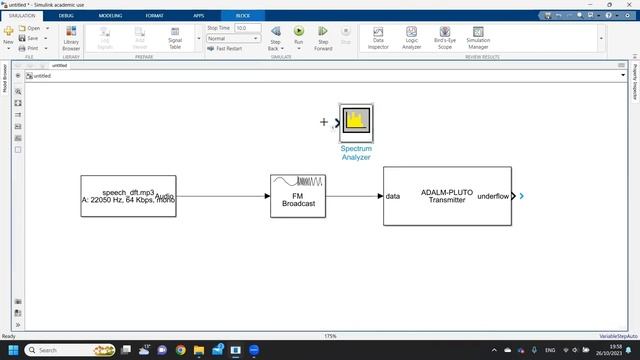 FM Transmitter With Adalm Pluto Using Matlab - Simulink