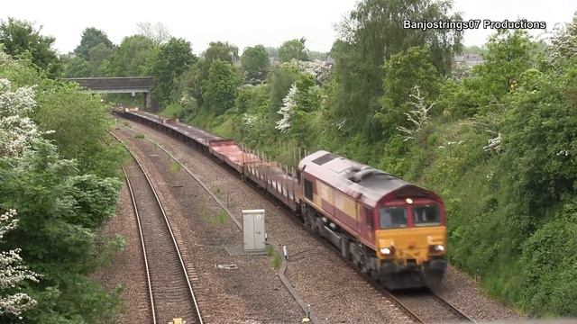 66200 6M30 Doncaster Europort to Arpley Sidings 01/06/2016 смотреть онлайн