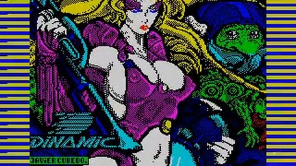 Phantis (ZX Spectrum) - Loading screen