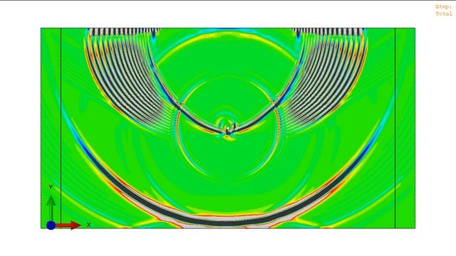 phased array beam focusing #simulation #ultrasonic #ndt inspection #mechanical смотреть онлайн