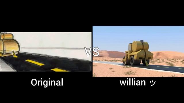 Cars Deleted Scene - Community Service (Storyboard Comparisons)