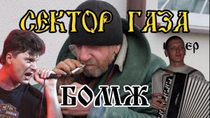 Сектор Газа - Бомж!!! кавер на баяне #секторгаза #баян #растеряев