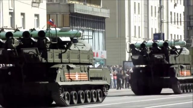 Russia 2015 Army on rehearsal parade in Moscow смотреть онлайн