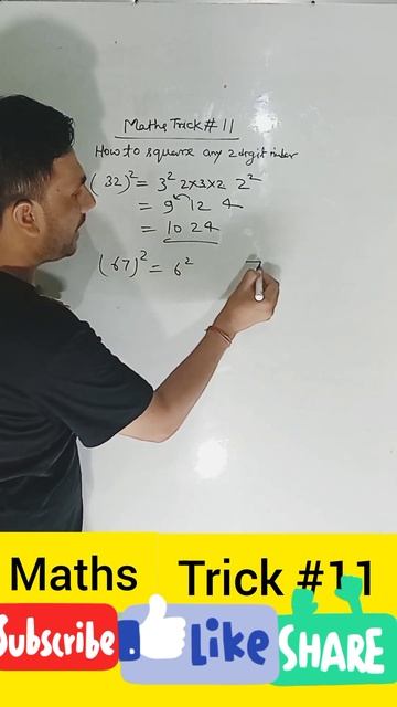 How To Square Any Two Digit Number Quickly And Easily