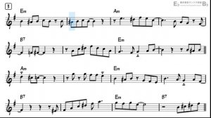 Minor Swing Django Reinhardt Backing Track with Sheet Music for Alto Sax_480p_MUX