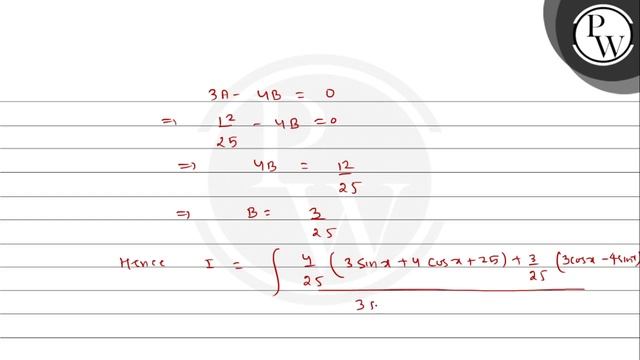 Let \( I=\int_{0}^{\pi / 2} \frac{\cos x+4}{3 \sin x+4 \cos x+25} d x \) and \( J=\int_{0}^{\pi ... смотреть онлайн