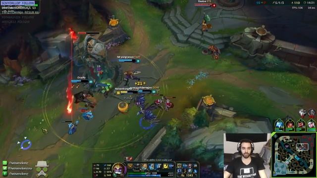 Heisendong - Toplane Heimerdinger vs Riven - League of Legends смотреть онлайн