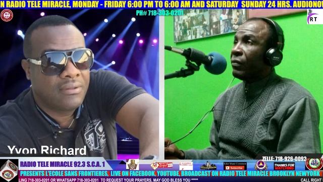KESSY CHERY & YVON RICHARD LIVE ON RADIO TELE 92.3 S.C.A.1 BROOKLYN NEWYORK смотреть онлайн
