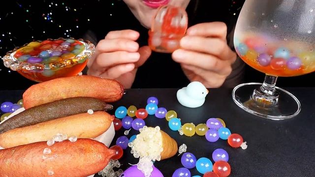 ASMR Finger Limes, Popping Jelly, Honey Mukbang 톡톡 터지는 핑거라임, 팝핑젤리, 꿀에절인 팝핑보바 먹방 / Nunsaegi ASMR 눈새기 смотреть онлайн