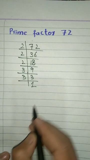 Prime factor of 72#shorts смотреть онлайн