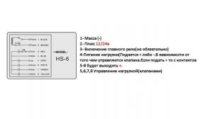 obohos hs 6 12-24V Подключение