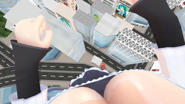 Mmd giantess | cute giant girl still growing | attack on city | added sound смотреть онлайн