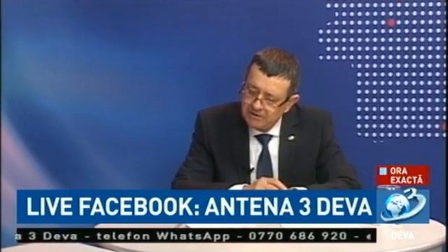 Ora exacta la Antena 3 Deva Viorel Salan 26.01.2022 - Stiri Antena Vest - смотреть онлайн