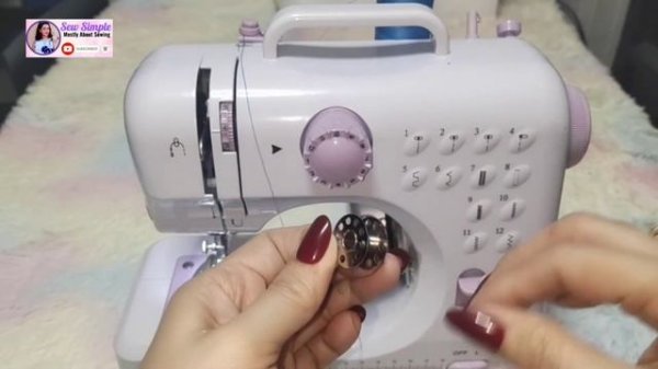 12 Stitch Mini Sewing Machine Step by Step Tagalog Tutorial For Beginners/Sew Simple & Sew Easy