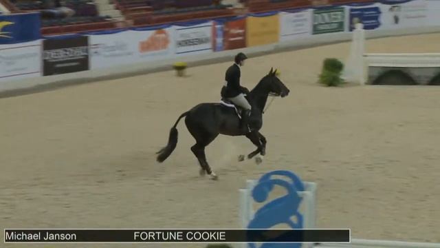 615 FORTUNE COOKIE Michael Janson, Class 48a Equitation Schooling A смотреть онлайн