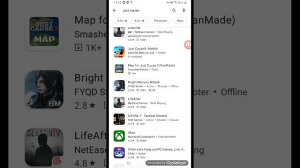 how to download just cause mobile in play store