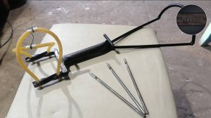 Мощная рогатка для рыбалки своими руками