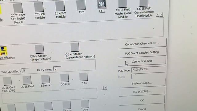 Тест на взлом пароля ПЛК Mitsubishi fX2N смотреть онлайн