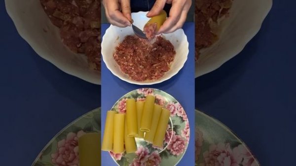 Готовим каннеллони, это очень вкусно