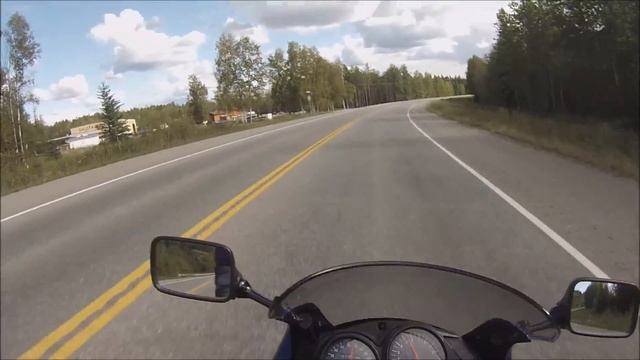 Riding the Ninja to Santa clauses house in North Pole Alaska PART 2 смотреть онлайн