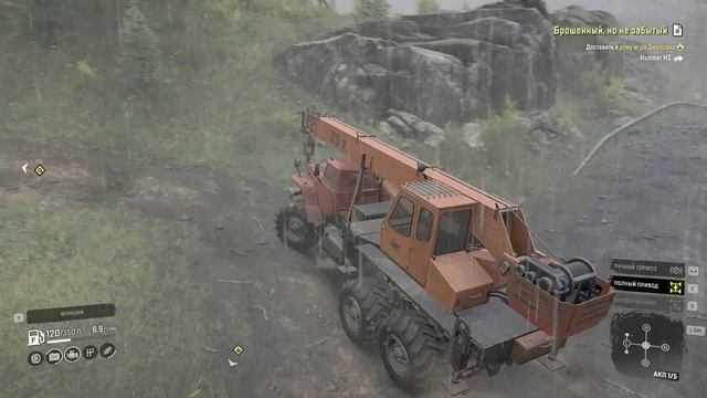 SnowRunner. Висконсин. Блэк Бэджер Лейк. Поручение "Брошенный но не забытый" смотреть онлайн