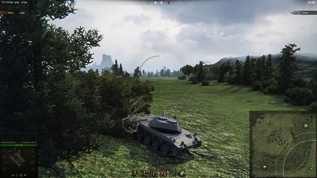 World of Tanks 9.16 spotting bug when moving and bush is transparent смотреть онлайн