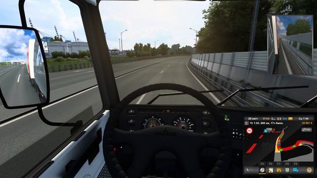 Новый Белорусский тягач МАЗ-5440-А9|Борная кислота|ETS 2 смотреть онлайн