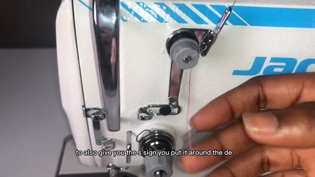 HOW TO THREAD THE JACK A2B-C SEWING MACHINE . #fashion #sewingmachine #trending