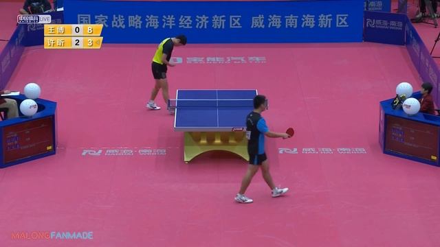 Xu Xin Vs Wang Bo | MT | 2020 China National Championships (Stage)