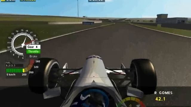 F1 1997 WCP - RFactor - Rubens Barrichello - Stewart - Magny Cours - HOT LAP TV CAM смотреть онлайн