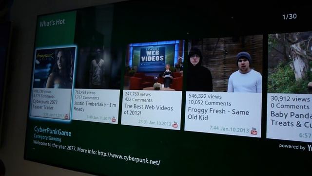 Samsung F8000 Smart TV Interface Demo at CES 2013 смотреть онлайн