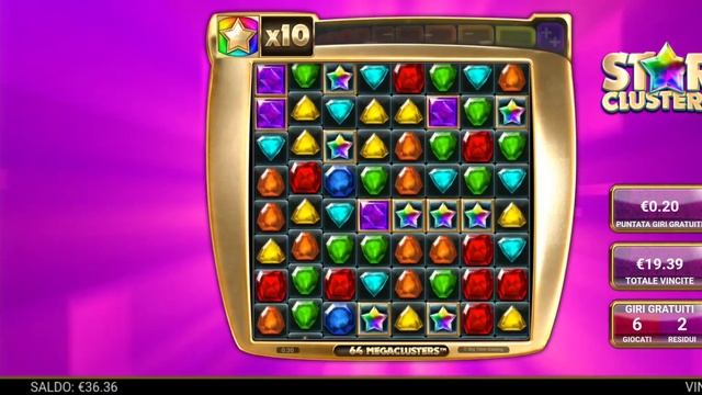 star cluster (big time gaming) bet 0.20 cent megawin смотреть онлайн
