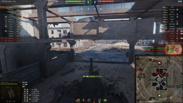 60TP - 4 Frags 11.2K Damage - On a chill from one position! - World Of Tanks смотреть онлайн