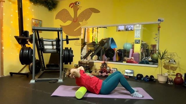 Лечебная гимнастика с роллом для пилатеса смотреть онлайн