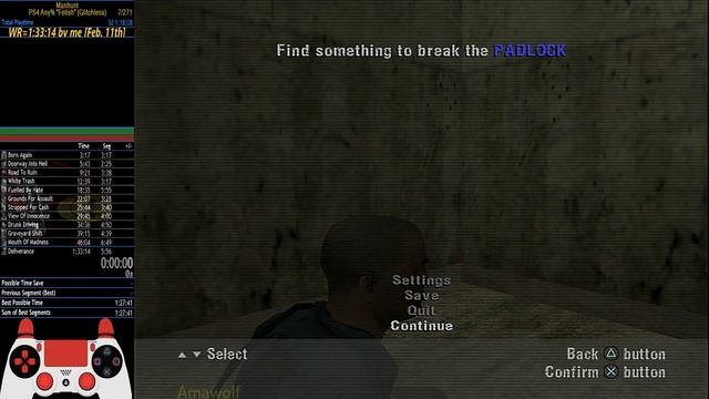 [PS4] How To Speedrun: Manhunt - Doorway Into Hell (Episode 3) NO OoB